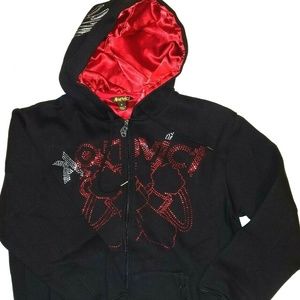 KONVICT Full Zip Black Hoodie | NWT | Medium